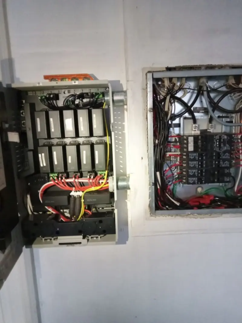 Electrical panel upgrade completed for Ring Doorbell Installation in Amity